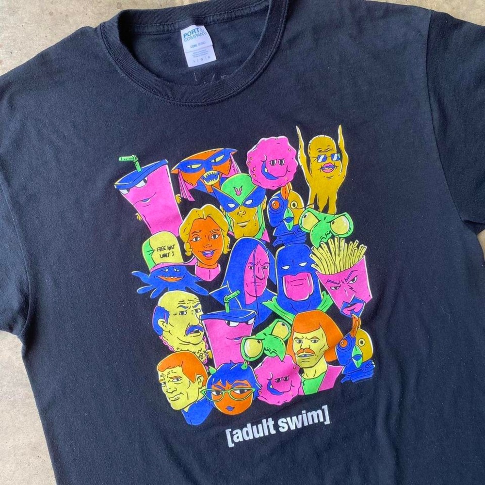 Rare Adult Swim limited run Carl’s Jr. Hardee’s Dr Pepper tee.